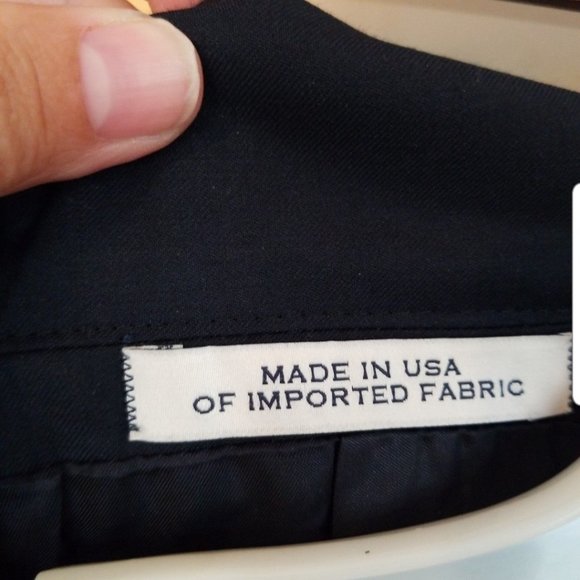 $399 Italian Designer 100% Wool Jacket Coat seperate See MW Website Like New - Picture 6 of 7